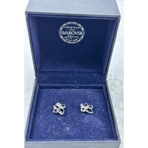 Simply Vera Vera Wang Black & Clear Crystal Stud Earrings Swarovski Elements